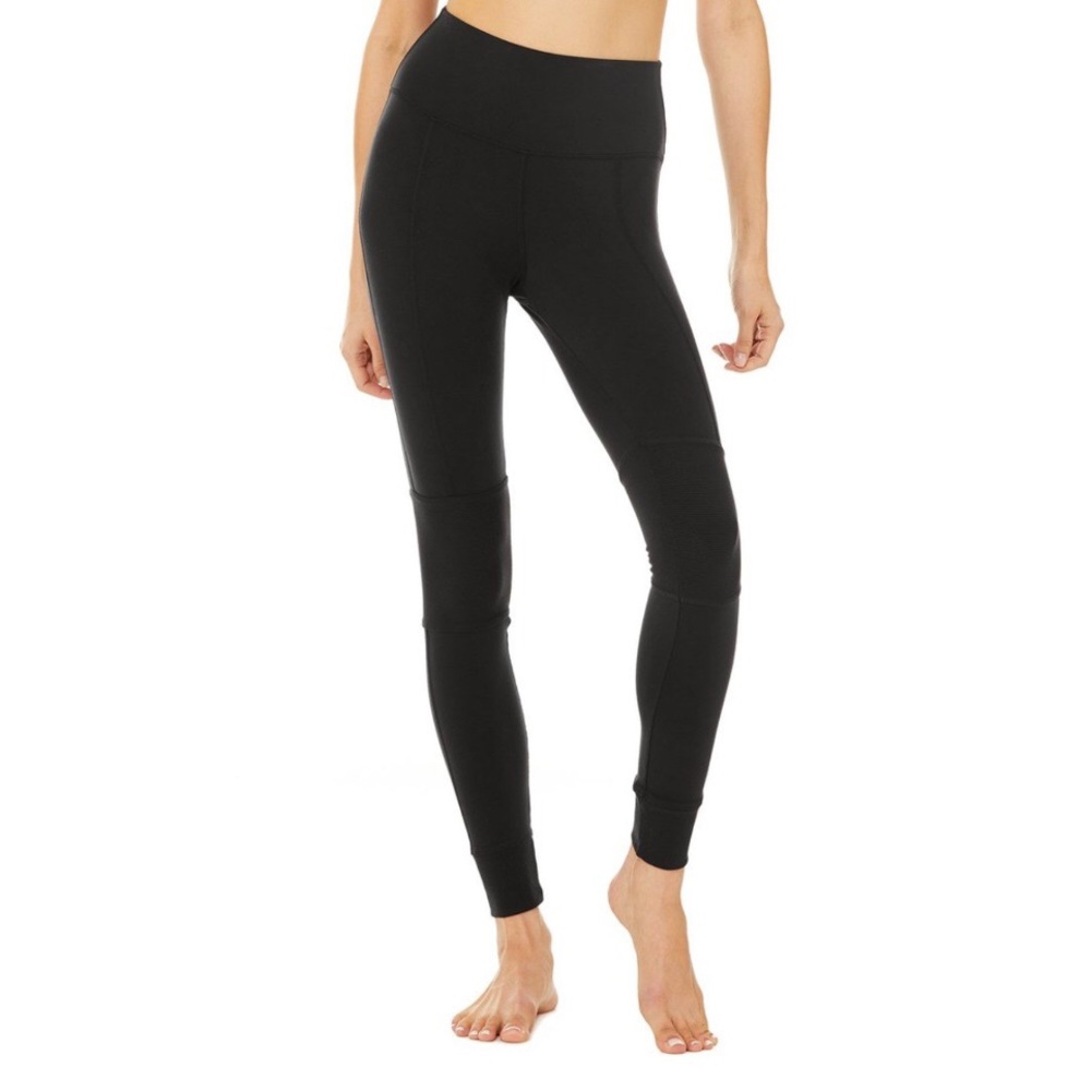 Alo Yoga High Waist Avenue Leggings Black